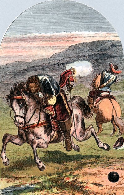 Henri, Vicomte de Turenne, fransk soldats död, 1675 c1870 av Edward Henry Corbould