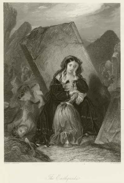 Jordbävningen av Edward Henry Corbould
