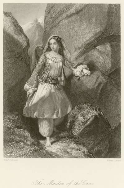 The Maiden of the Cave av Edward Henry Corbould