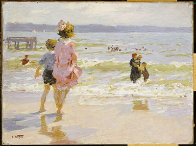 Vid havet av Edward Henry Potthast