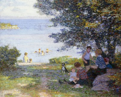 Vid vattnet, av Edward Henry Potthast