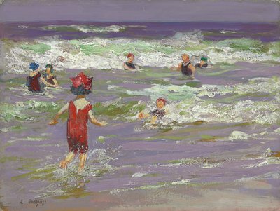 Lilla havsbadaren av Edward Henry Potthast