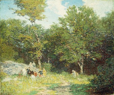 Plocka blommor, av Edward Henry Potthast