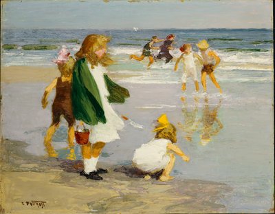 Spela i Surf av Edward Henry Potthast