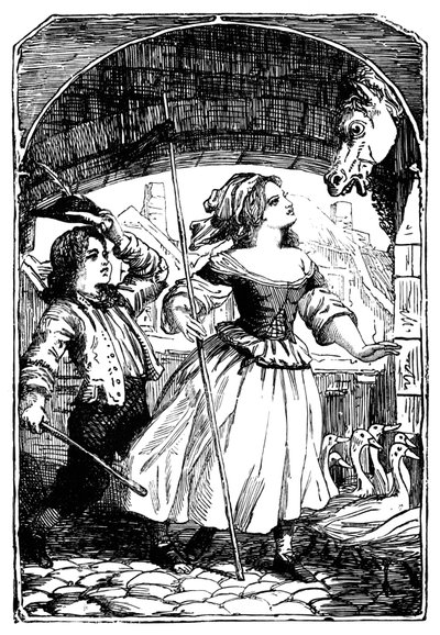 Gåsflickan, 1901 av Edward Henry Wehnert