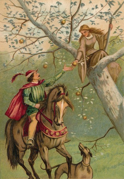 Two-Eyes and the Knight, 1901 av Edward Henry Wehnert