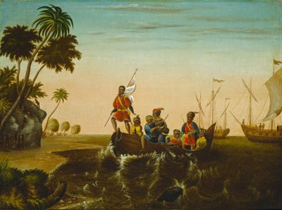 Columbus landstigning av Edward Hicks