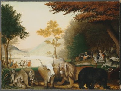 Det fredliga kungariket av Edward Hicks