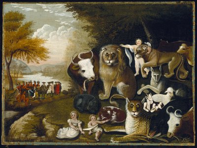 Det fredliga kungariket, c.1833-34 av Edward Hicks