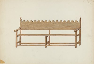 Missionsbänk av Edward Jewett