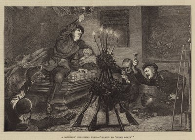 En soldatjulgran, här är "hem igen" av Edward John Gregory