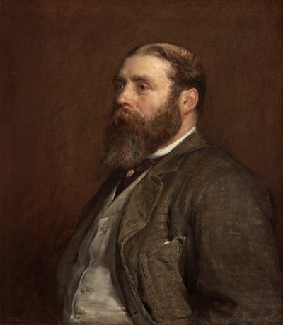 William Henry Wills, Esq., M.P. (Lord Winterstoke), ca 1880 (olja på duk) av Edward John Gregory