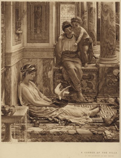 Ett hörn av villan av Edward John Poynter
