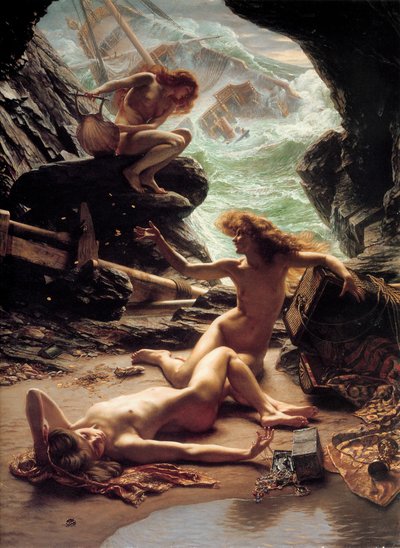 Stormnymfernas grotta, 1903. av Edward John Poynter
