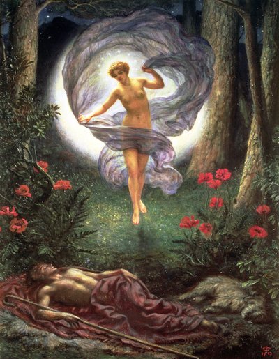 Visioner av Endymion av Edward John Poynter