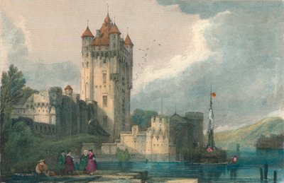 De gotiska tornen i Ellfeld, c1834. av Edward John Roberts
