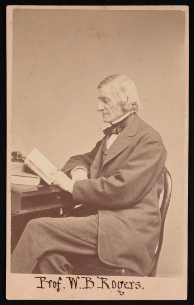 Porträtt av William Barton Rogers 1804-1882, mellan 1866 och 1873. av Edward L Allen