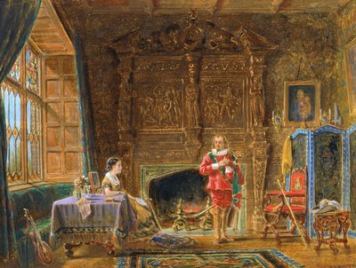 Interiör, 1870. av Edward Lamson Henry