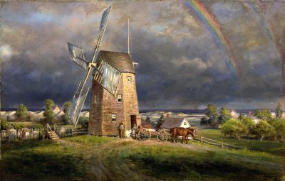 Old Hook Mill, Easthampton av Edward Lamson Henry