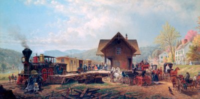 The 9:45 Accommodation, 1867 av Edward Lamson Henry