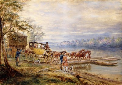 Väntar på färjan, 1902 av Edward Lamson Henry