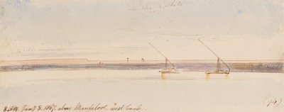 Ovanför Manfaloot; kl. 08.00, den 8 januari 1867 (94) av Edward Lear