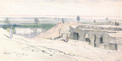 Abydos, kl. 13.00, 12 januari 1867 (134) av Edward Lear