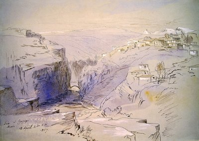 Baia, Zagora, Albanien av Edward Lear