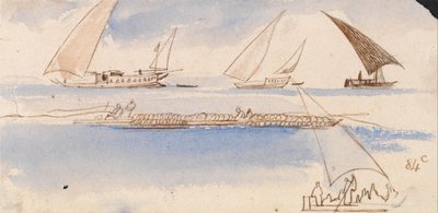 Båtar av Edward Lear