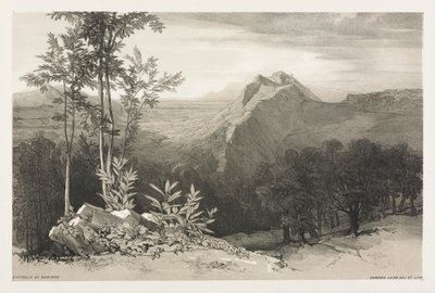 Civitella di Subiaco av Edward Lear