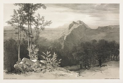 Civitella di Subiaco, ca. 1840. av Edward Lear