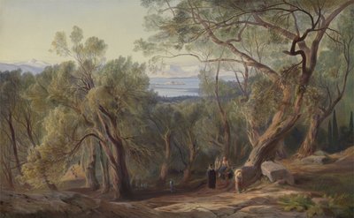Korfu från Santa Decca av Edward Lear