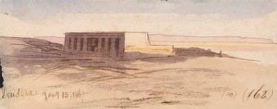 Dendera av Edward Lear