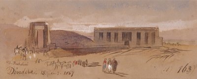 Dendera av Edward Lear