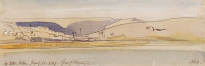 Garf Hosayn; kl. 16.20, den 31 januari 1867 (304) av Edward Lear