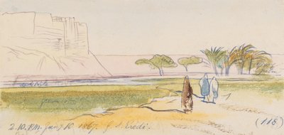 Gebel S. Eredi; kl. 14.10, den 10 januari 1867 (118) av Edward Lear