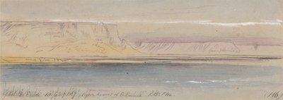 Gebel Sheikh Eredi, (duvhuset i Er Raineh) av Edward Lear
