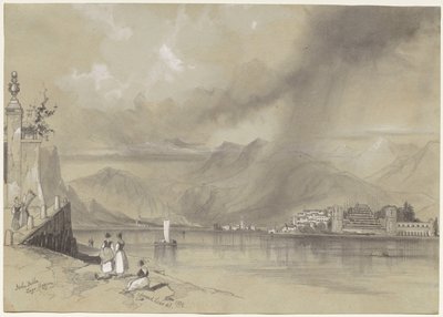 Isola Bella, Lago Maggiore, 1839. av Edward Lear