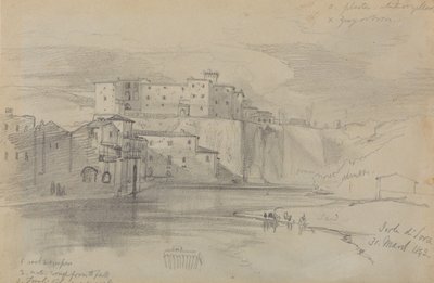 Soraön, 31 mars 1842 av Edward Lear