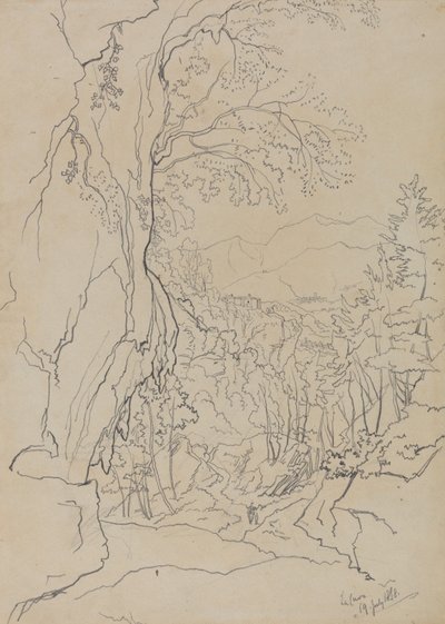 La Cava, den 19 juli 1838 av Edward Lear