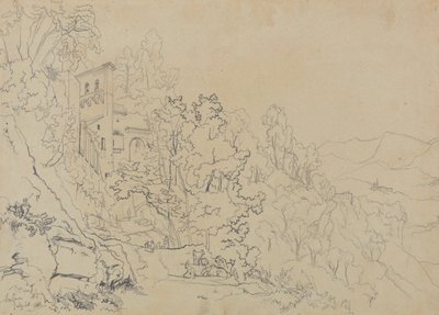 La Cava, den 20 juli 1838 av Edward Lear