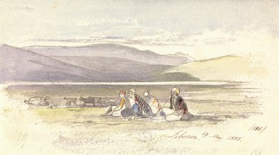Libanon av Edward Lear