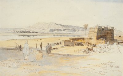 Luxor, 17 februari 1854 av Edward Lear