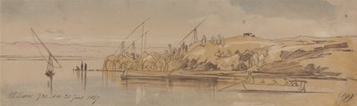 Luxor, kl. 07.30, 20 januari 1867 (199) av Edward Lear