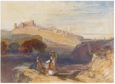 Melfi, Italien av Edward Lear