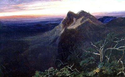 Morn Broadened on the Borders of Darkness (olja på duk) av Edward Lear