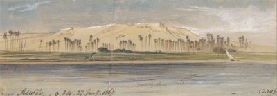 Nära Aswan av Edward Lear