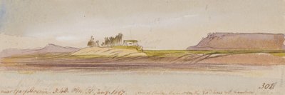 I närheten av Garf Hoseyn; kl. 15.40, den 31 januari 1867 (301) av Edward Lear