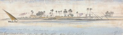 Nära Gezir Sherg el Hian av Edward Lear