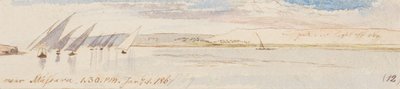 I närheten av Massara; kl. 13.30, den 1 januari 1867 (12) av Edward Lear